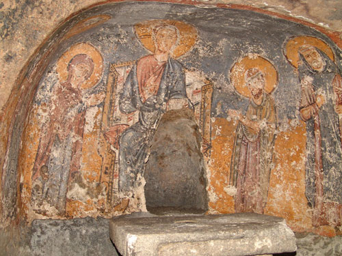 Cripta di San Leonardo - conca absidale 